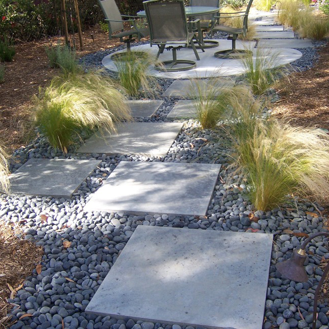 Concrete stepping slabs