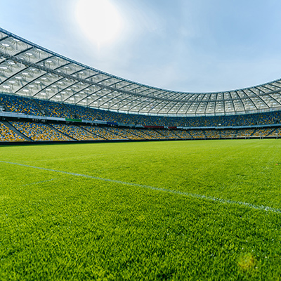 Stadium turf and surfacing