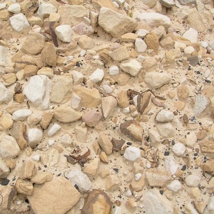Crushed sandstone base