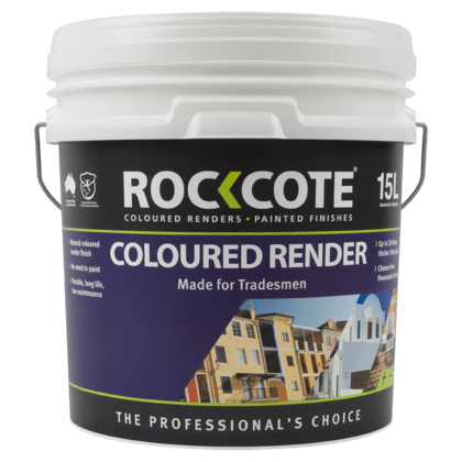 ROCKCOTE-Coloured-Render-15L (1) Rockcote Coloured Render 15L pail