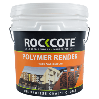 ROCKCOTE-Polymer-Render-Pail-15L (1) Rockcote Polymer Render 15L pail
