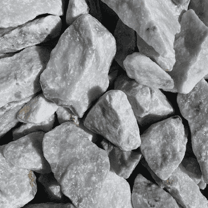 WHITE MARBEL 50MM - 2024(1) White marble 50mm pebbles